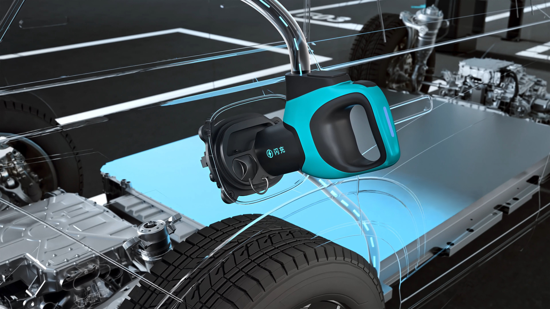 hệ thống sạc siêu nhanh FLASH Charging với công suất đầu ra lên tới 1.500 kW cho mỗi đầu sạc