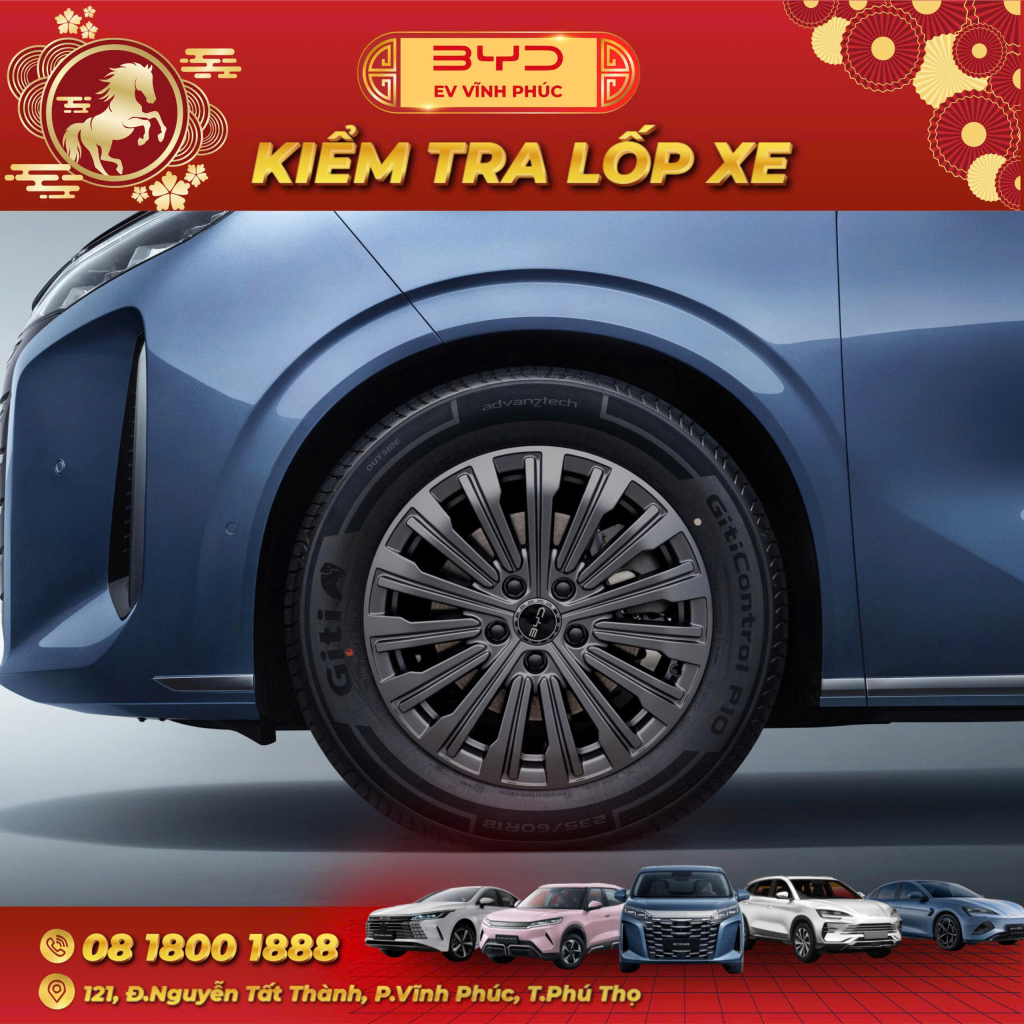 Kiểm tra lốp xe - Yếu tố an toàn hàng đầu