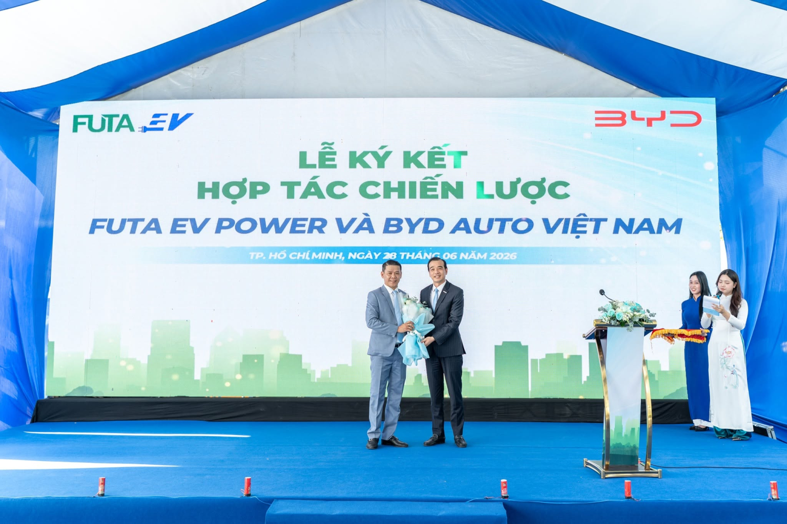 BYD Việt Nam và FUTA EV Power ký kết hợp tác chiến lược