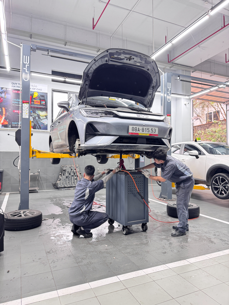 ưu đãi dịch vụ sửa chữa ô tô tháng 4 BYD Vĩnh Phúc