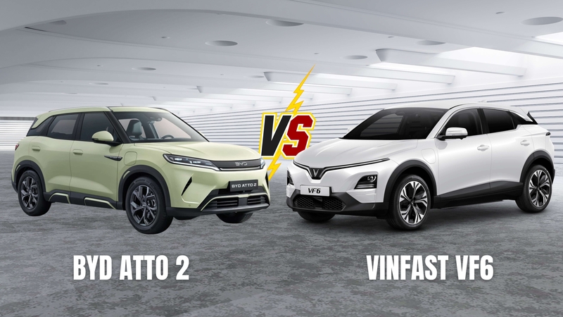 So sánh BYD Atto 2 và VinFast VF6 – Cuộc đua xe điện cỡ nhỏ tại Việt Nam