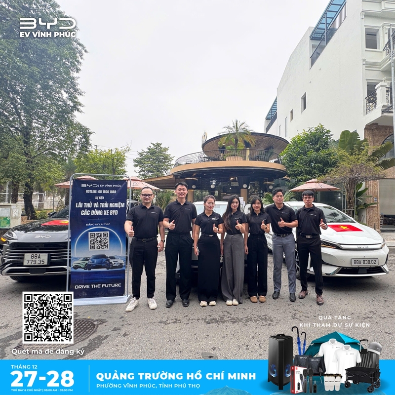 BYD Vĩnh Phúc Trân Trọng Cảm Ơn Quý Khách Hàng Tại Thổ Tang – Dấu Ấn Từ Sự Kiện Lái Thử Xe BYD