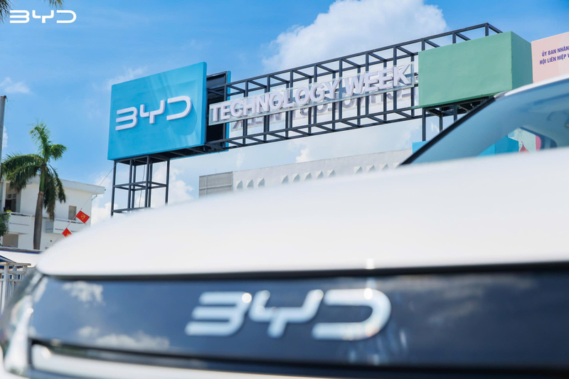 BYD Technology Week Phú Thọ 2025 – Không gian trải nghiệm công nghệ xe điện hàng đầu