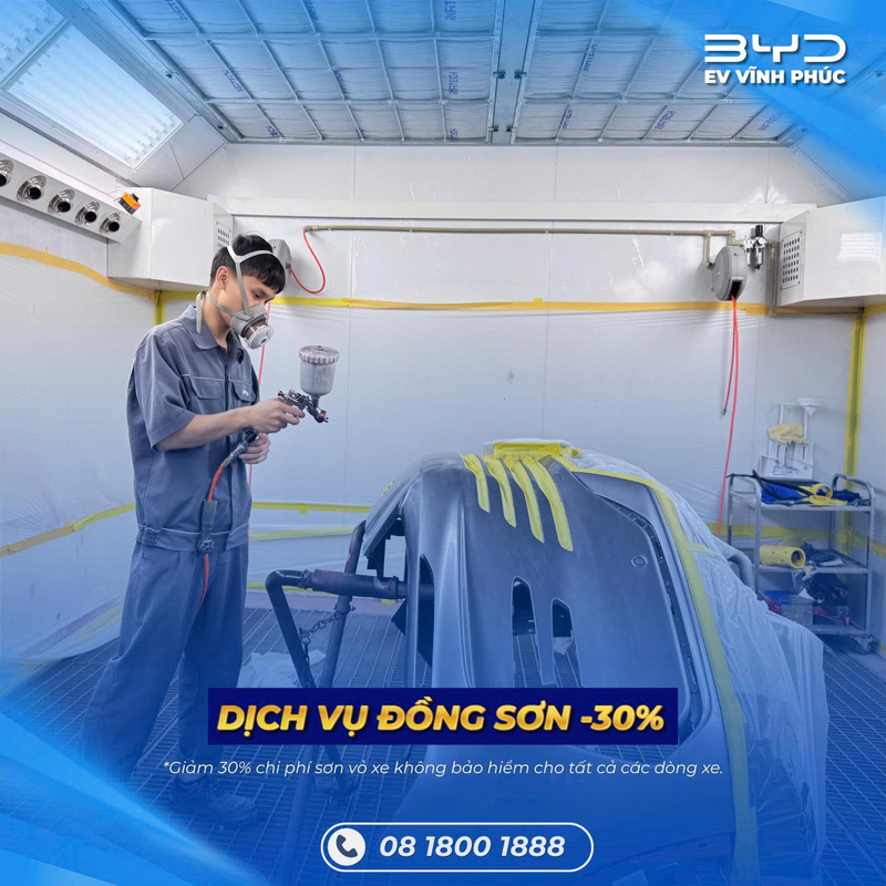 Chăm Xe Trước Lễ – Ưu Đãi Dịch Vụ Hấp Dẫn Tại BYD Vĩnh Phúc