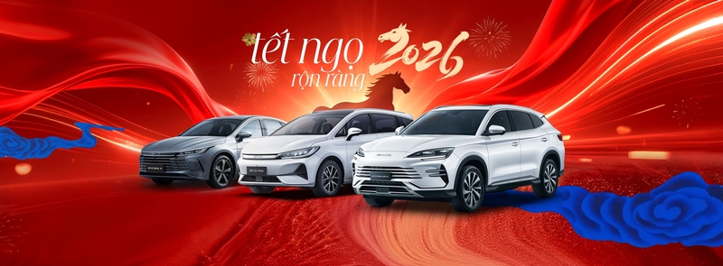 BYD Vĩnh Phúc Triển Khai Ưu Đãi “Tết Ngọ Rộn Ràng – Ưu Đãi Ngập Tràn” Cùng Bảng Giá & Quà Tặng Xe BYD Mới Nhất 2026