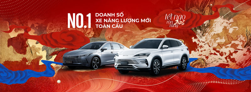 BYD Dẫn Đầu Doanh Số Xe Điện Toàn Cầu: Khi Ngôi Vương Chính Thức Đổi Chủ