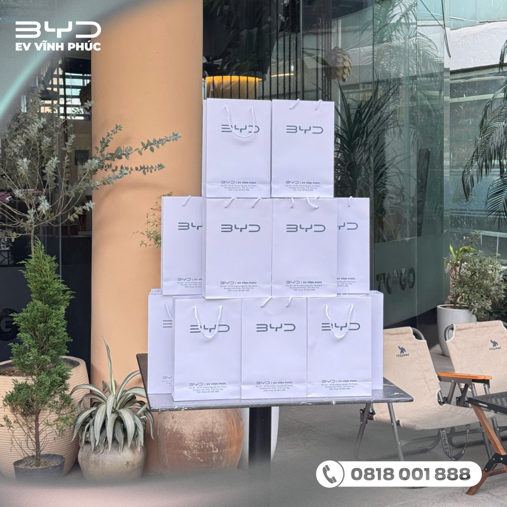 Tham dự sự kiện khách hàng còn được nhận quà tặng độc quyền từ BYD Vĩnh Phúc