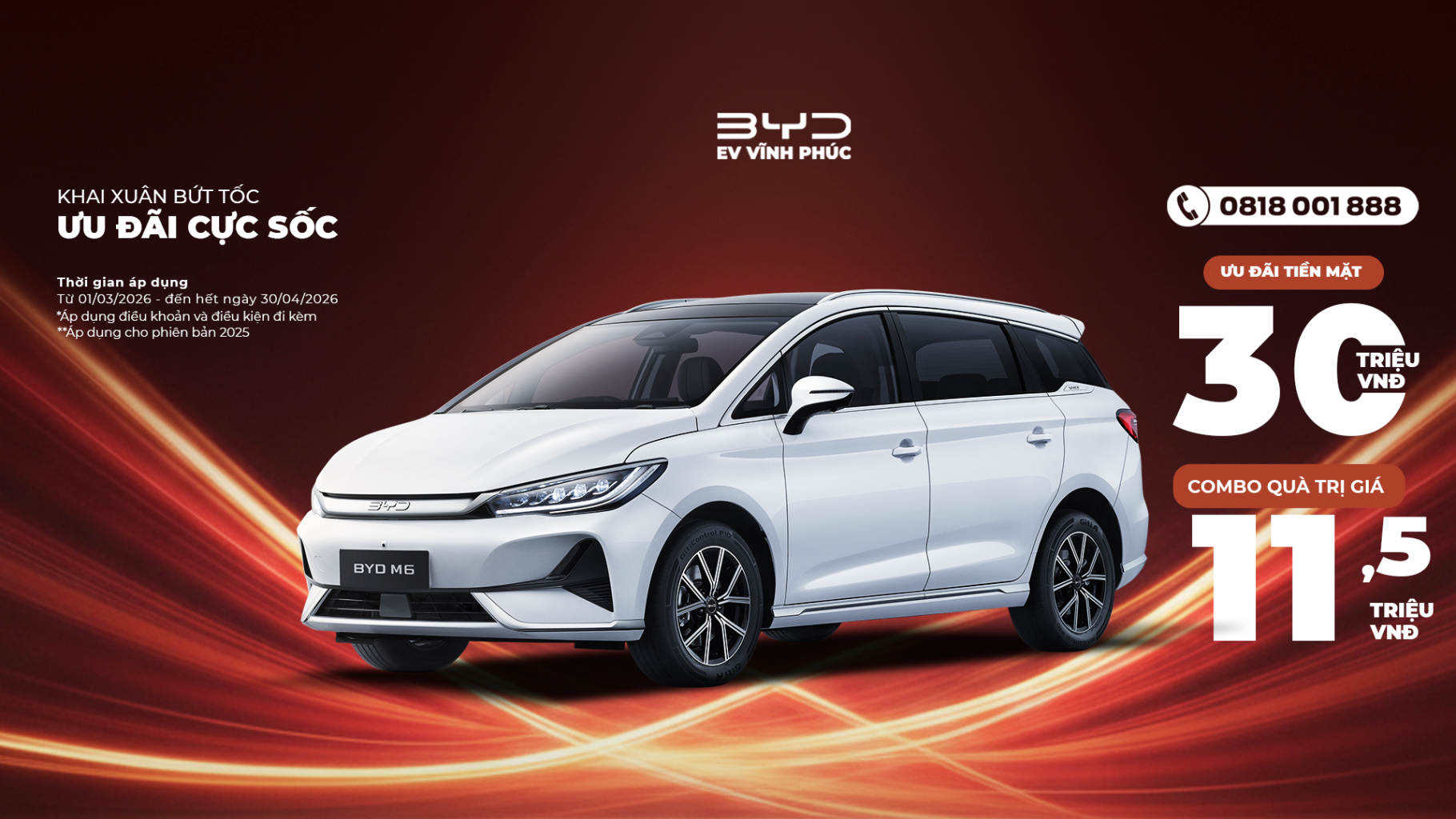 BYD EV Vĩnh Phúc | Đại Lý Ủy Quyền của BYD Việt Nam Tại Tỉnh Phú Thọ