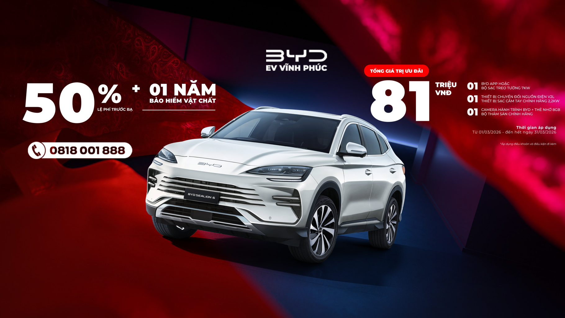 BYD EV Vĩnh Phúc | Đại Lý Ủy Quyền của BYD Việt Nam Tại Tỉnh Phú Thọ