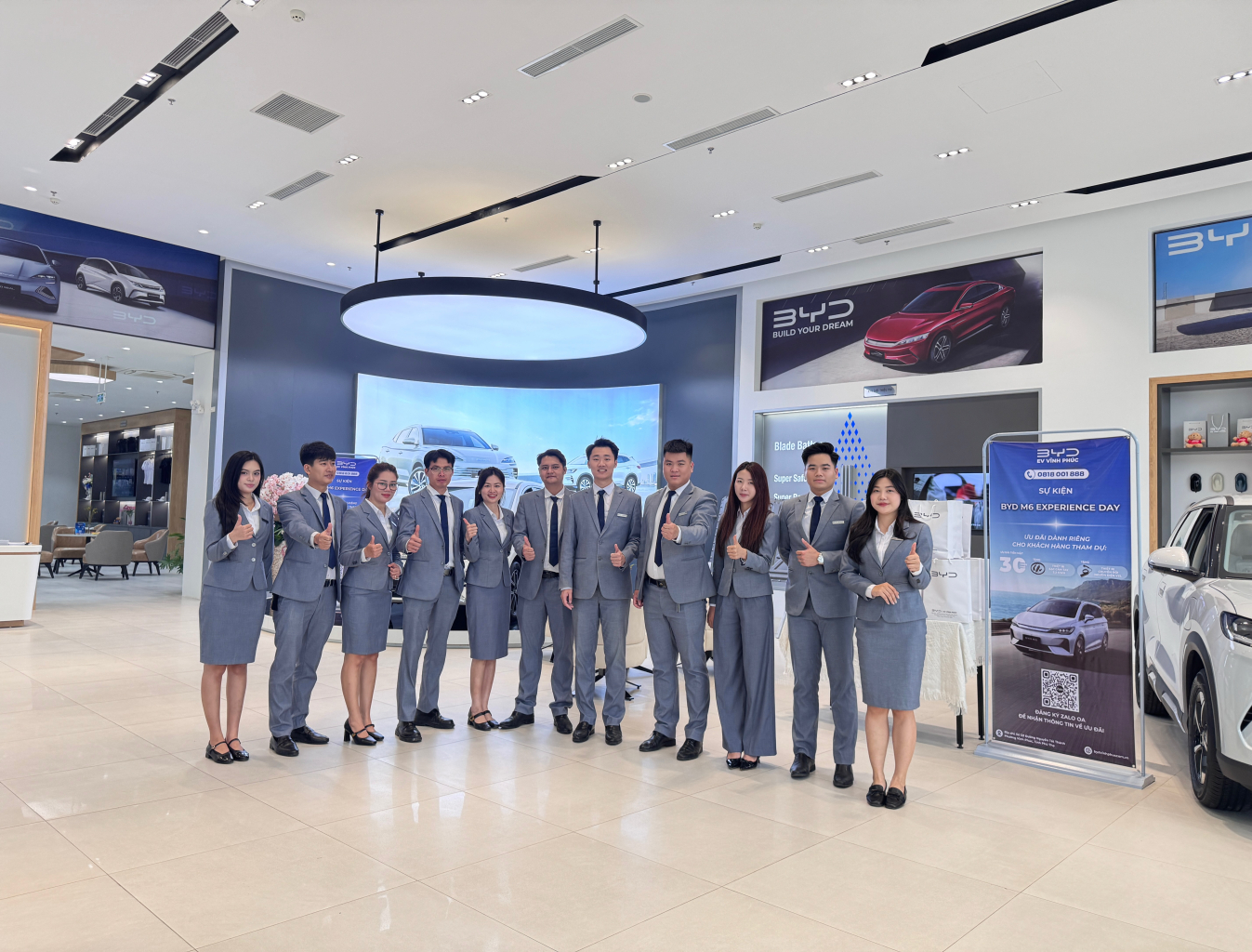 Đội ngũ tư vấn bán hàng BYD Vĩnh Phúc được đào tạo bài bản